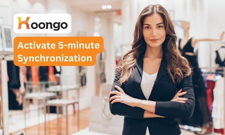 Koongo: Activate 5-minute synchronization