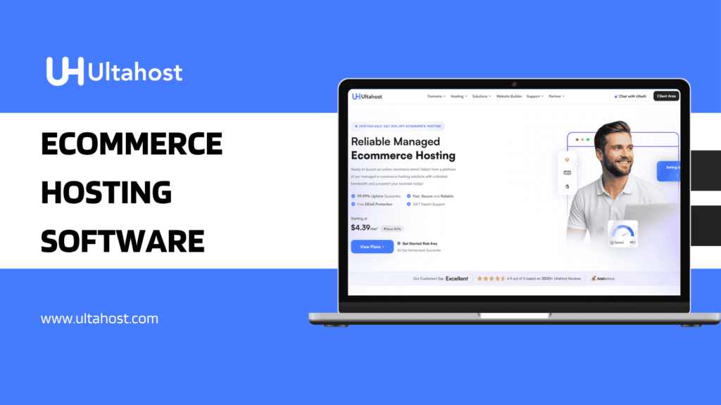Ultahost landing page